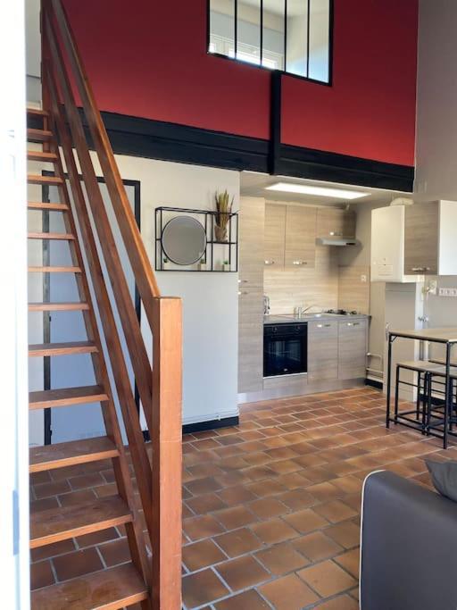 Studio Duplex Meuble Avec Place De Parking Сюржер Экстерьер фото
